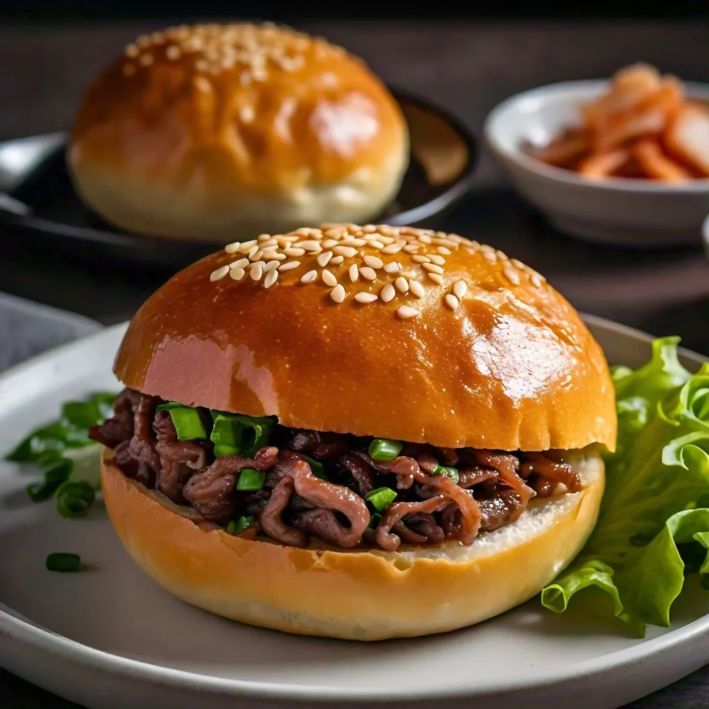 Korean Barbecue Beef Buns